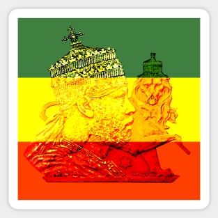 Menelik Emperor Ethiopia Bloodline of King Solomon Sticker